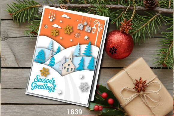 3D SVG Christmas Card Review: SVG 1839