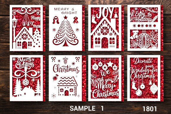 3D SVG Christmas Gift Card Bundle Layer1801 Review
