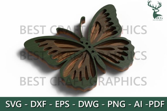 Butterfly SVG for Laser Cutting Wall Decor