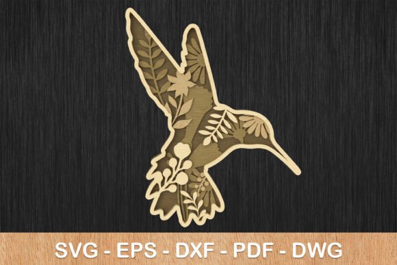 Floral Hummingbird Laser Cutting Wall Decor Review