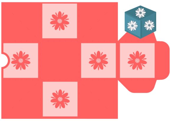 Flower Party 3D SVG Shapes for Crafters