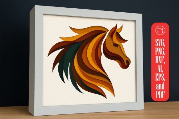 Horse Head 3D SVG Shadow Boxes Review