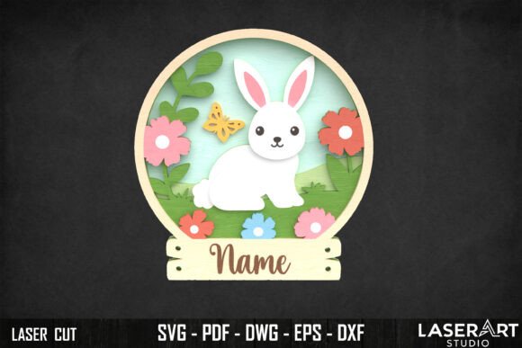 Review: Bunny Name Sign SVG for Embroidery