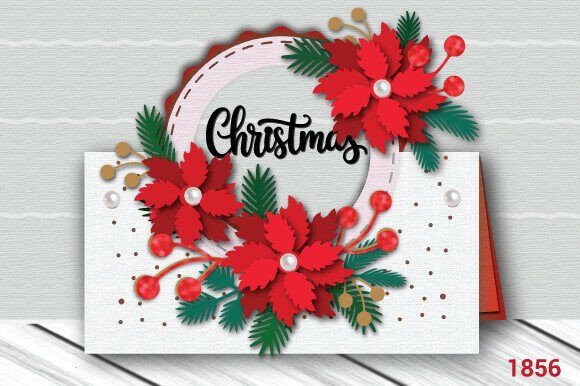 Reviewing 3D SVG Christmas Card 1856