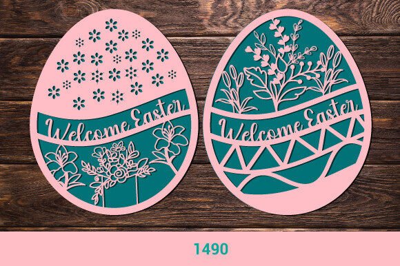 Reviewing Decorative Easter Egg Elements SVG 1490